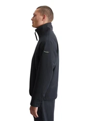 Marc O'Polo Outdoorjacke Micro-Twill Dunkelblau/Dunkelgrau/Grau