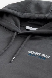 Next Kapuzensweatshirt Hoodie mit Grafik-Print Dunkelgrau/Schwarz/Grau/Hellgrau