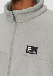 QS Outdoorjacke Fleecejacke mit Stehkragen Hellgrau/Grau