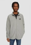 QS Outdoorjacke Fleecejacke mit Stehkragen Hellgrau/Grau