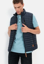 camel active Henleyshirt Hellblau/Blau