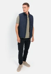 camel active Henleyshirt Dunkelgrün/Khaki