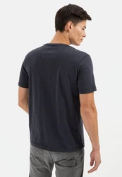 camel active Henleyshirt Dunkelblau/Grau/Dunkelgrau/Hellblau