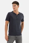 camel active Henleyshirt Dunkelblau/Grau/Dunkelgrau/Hellblau
