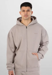 Outdoorjacke Marin, lssiger Oversize Baumwoll-Pullover mit Kngurutasche & Kapuze Oversize
