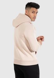 Smilodox Outdoorjacke Nico Regular Fit Kapuzenpullover Beige/Rosa