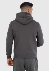 Smilodox Outdoorjacke Nico Regular Fit Kapuzenpullover Dunkelgrau/Hellgrau/Grau