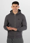 Smilodox Outdoorjacke Nico Regular Fit Kapuzenpullover Dunkelgrau/Hellgrau/Grau