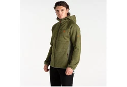 Dare2b Strickfleecejacke Torrek Mountain Pro Midlayer Dunkelgrün/Grün