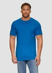 s.Oliver Kurzarmshirt T-Shirt Logo Blau/Hellblau/Dunkelblau
