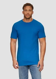 Kurzarmshirt T-Shirt aus reiner Baumwolle Logo