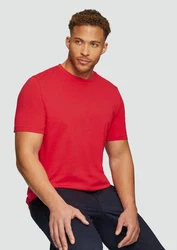 s.Oliver Kurzarmshirt T-Shirt Logo Rot