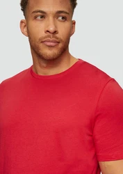 s.Oliver Kurzarmshirt T-Shirt Logo Rot