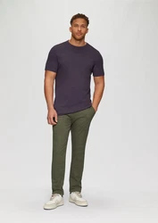 s.Oliver Kurzarmshirt T-Shirt Logo Dunkelblau/Lila