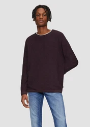 QS Pullover aubergine