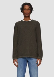 QS Pullover Dunkelgrün/Khaki/Grün
