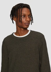 QS Pullover Dunkelgrün/Khaki/Grün