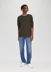 QS Pullover Dunkelgrün/Khaki/Grün