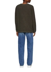 QS Pullover Dunkelgrün/Khaki/Grün