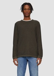 QS Pullover Dunkelgrün/Khaki/Grün