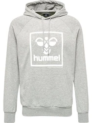 hummel Kapuzenpullover Isam 2.0 Grau/Beige/Dunkelgrau/Braun