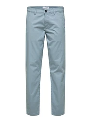 SELECTED HOMME Chinohose New Miles Hellblau/Blau/Grau