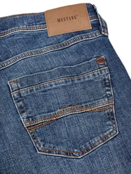 MUSTANG Herren Jeanshose Washington Straight Fit Blau/Hellblau