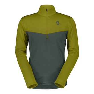 Scott Stehkragenpullover Defined Light Pullover Grün/Braun/Dunkelgrün
