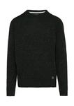 s.Oliver Strickpullover Rundhals-Ausschnitt Schwarz/Dunkelgrau