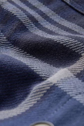 Next Hemdjacke mit Teddyfutter und Kapuze Blau/Hellblau/Dunkelblau