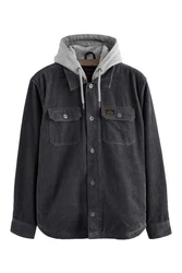 Next Hemdjacke mit Borgfutter und Kapuze (1-St) Dunkelgrau/Dunkelblau/Grau/Schwarz/Hellgrau/Blau