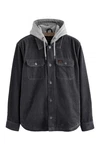 Next Hemdjacke mit Borgfutter und Kapuze (1-St) Dunkelgrau/Dunkelblau/Grau/Schwarz/Hellgrau/Blau