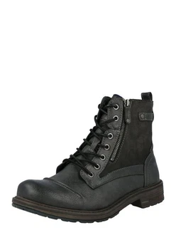 Mustang Schnürboots Grau/Schwarz/Dunkelgrau