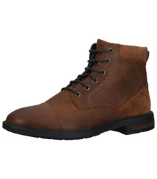 Stiefelette Leder Schnrstiefelette