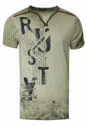 Rusty Neal T-Shirt Braun/Rot