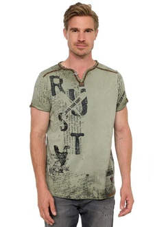Rusty Neal T-Shirt Braun/Rot Rusty Neal T-Shirt Braun/Rot