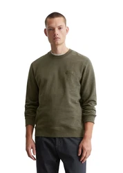 Marc O'Polo Sweatshirt Khaki/Dunkelgrün