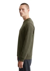 Marc O'Polo Sweatshirt Khaki/Dunkelgrün