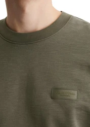 Marc O'Polo Sweatshirt Khaki/Dunkelgrün