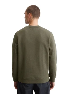 Marc O'Polo Sweatshirt Khaki/Dunkelgrün