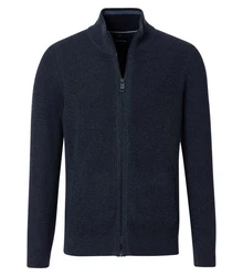 CASAMODA Troyer Sweatjacke Strickjacke Strickpullover uni