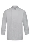 Greiff GASTRO MODA Cuisine Herren Kochjacke Regular Fit Hellgrau