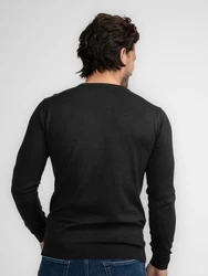 Petrol Industries Strickpullover Schwarz/Dunkelgrau/Dunkelbraun/Grau