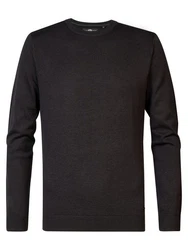 Petrol Industries Strickpullover Schwarz/Dunkelgrau/Dunkelbraun/Grau