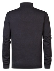 Petrol Industries Feinstrickrollkragenpullover Dunkelgrau/Schwarz/Dunkelblau/Grau
