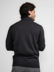 Petrol Industries Feinstrickrollkragenpullover Dunkelgrau/Schwarz/Dunkelblau/Grau