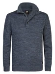 Petrol Industries Pullover 'Brevig' Dunkelblau/Blau/Grau