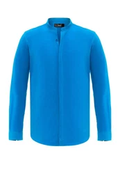 Antioch Blusenshirt Valletta Slim Fit Blau/Hellblau/Türkis