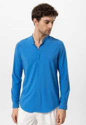 Antioch Blusenshirt Valletta Slim Fit Blau/Hellblau/Türkis