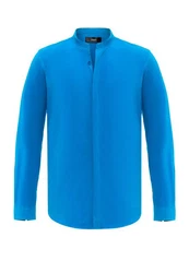 Antioch Blusenshirt Valletta Slim Fit Blau/Hellblau/Türkis